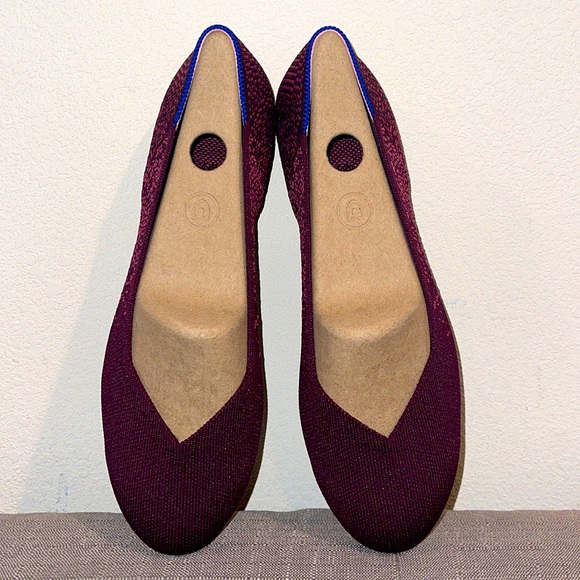 🆕 Rothy’s Fig Python Flats *Retired Color* NWOB - Picture 7 of 13